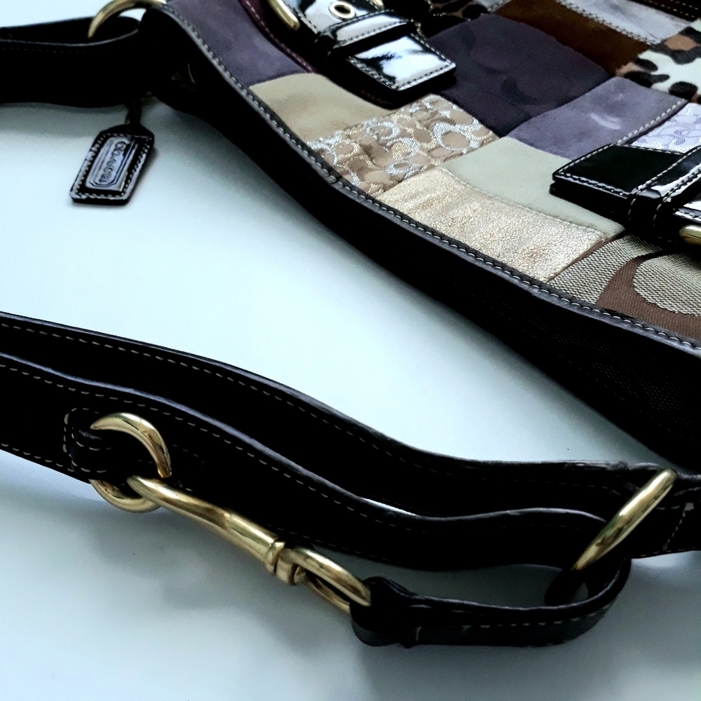 Coach Patch Multi Texture Crossbody Back - image 5